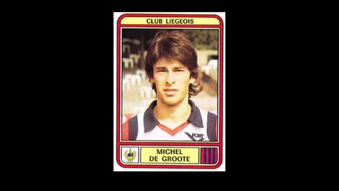 STICKERS PANINI BELGIUM CHAMPIONSHIP 1979 ALL TEAMS