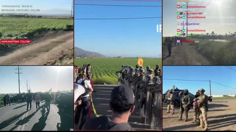 Protest against ICE and deportations in Oxnard, California/