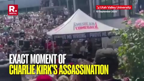 Incredible: Horrifying Moment Captures Charlie Kirk's Assassination at Utah Vall