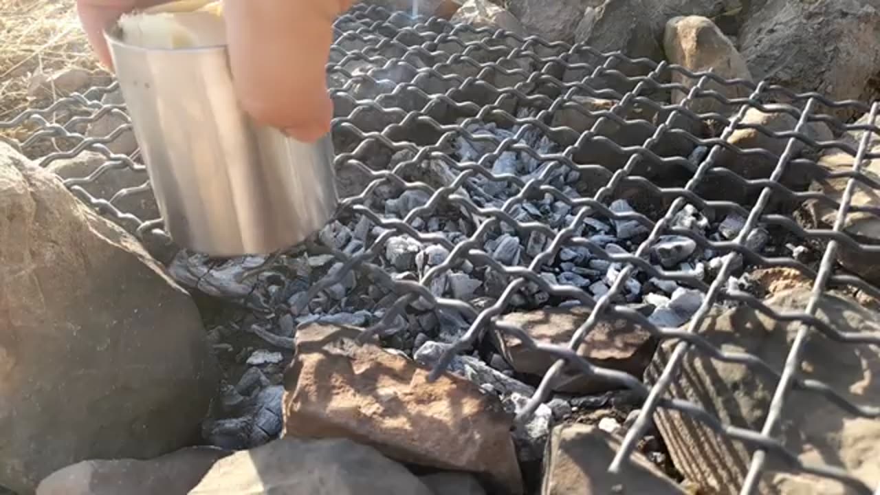 The Most Delicious STEAK 🥩 Grilled on 🔥🔥 Over Embers i & u and nature