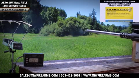 Aero Survival Rifle - 10mm Velocity Testing