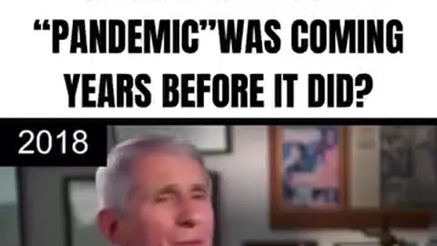 HOW DID SO MANY KEY FIGURES AND ORGANISATIONS KNOW A "PANDEMIC" 'WAS COMING YEARS BEFORE IT DID?