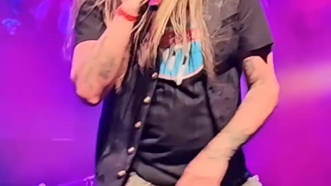 Skid Row's Sebastian Rocking in Vegas