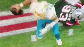 Justin Herbert gets obliterated