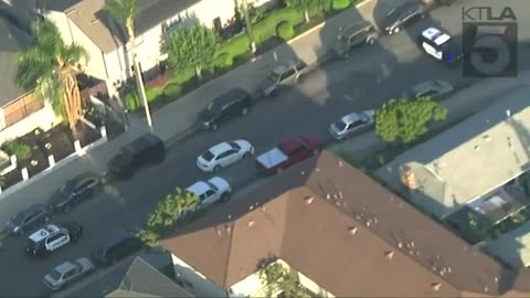 Parolee Suspected In Hit & Run Flees On Foot... Tackled At A Gas Station In Covina