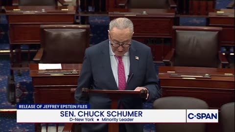 Sen. Schumer on Epstein files: "The job is not done. The vote is not the end, it's only