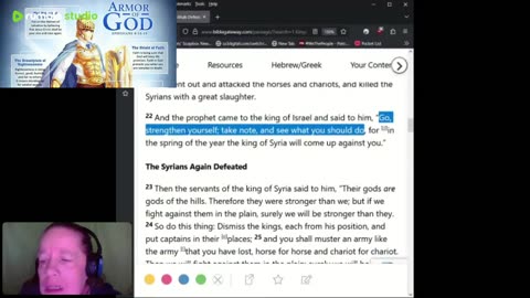 Journey Through The Bible - 1 Kings 20 - King Ahab Defeats Syria And Is Warned 8112025