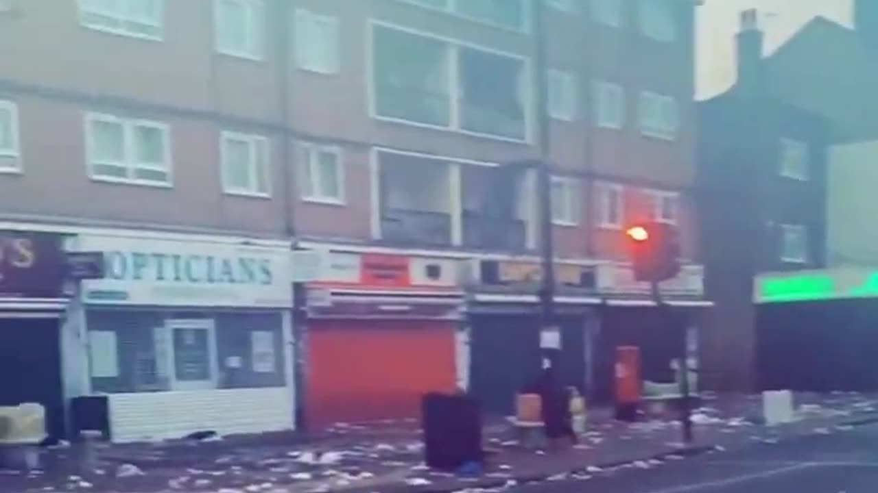 East London resembling end times following Eid celebrations.