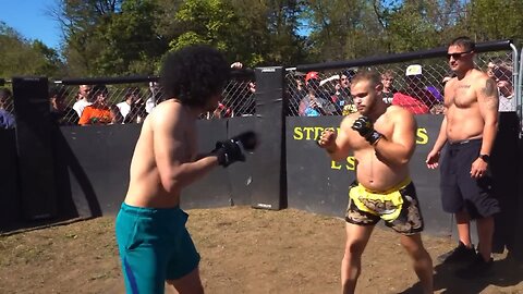 Banana Fighter vs Nacho Libre (Streetbeefs MMA Fight)