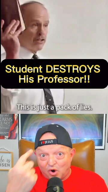 Student destroys his atheist professor!