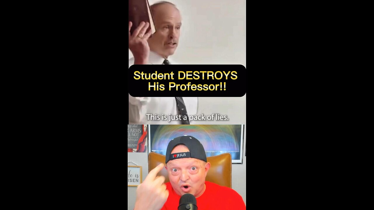 Student destroys his atheist professor!