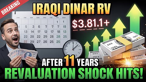 Iraqi Dinar RV 💥 After 11 Years, The Revaluation Shock Hits! 💥 IQD News