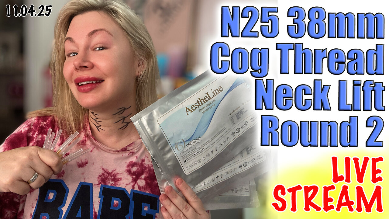 Live N25 38MM Cog Thread Neck Lift, ROund 2! AceCosm.com and code Jessica10 Saves