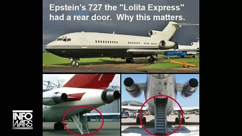 EPSTEIN BOMBSHELL: The Lolita Express- Epstein's Boeing 727 Plane- Had A Rear Door That Could Open Mid-Flight, Allowing Trafficked Victims To Be Tossed To Their Death Over International Waters!