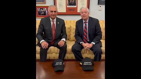 🇺🇸 🇮🇷 Republican Senator Lindsey Graham is meeting with the