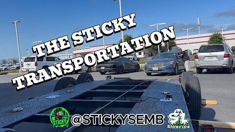 The sticky transportation