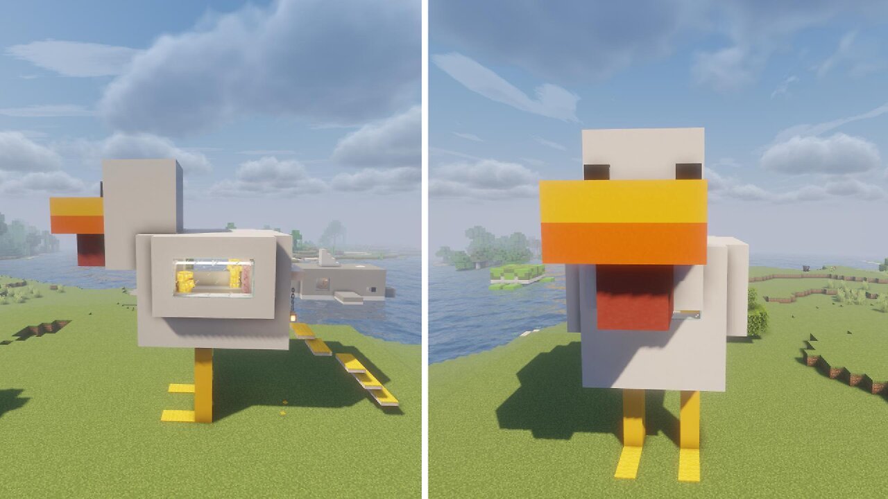 ⛏ Minecraft :🐔 Giant Chicken House