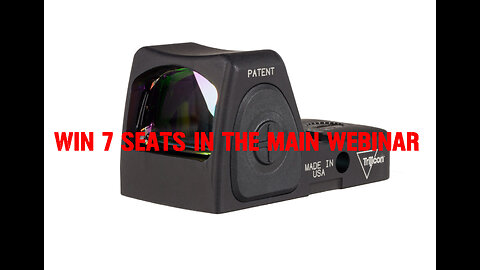 Trijicon RMR®cc Red Dot Sight MINI #1 FOR 7 SEATS IN THE MAIN WEBINAR