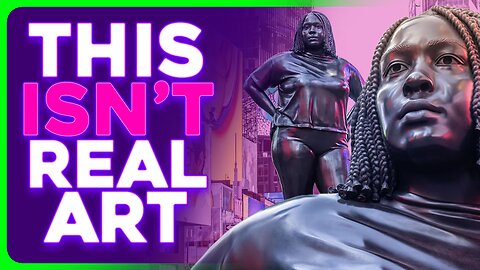 Plus Size Black Woman Statue Erected in Times Square to 'Challenge Traditions'
