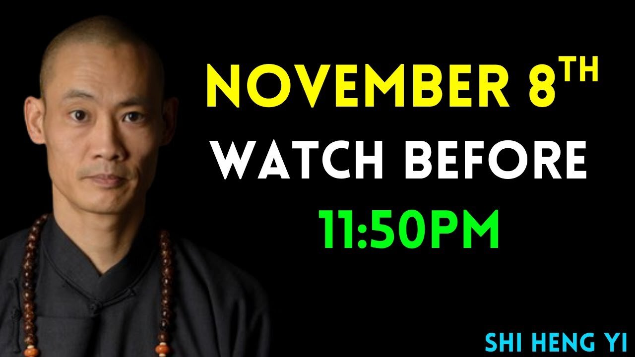 November 8th at 11:50 PM — The Exact Moment Heaven Opens for You!