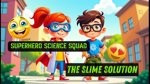 Superhero Science Squad | Fun Cartoon Kids Story with Slime, Science & Superheroes!