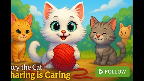 The Dailyyy Stories | Lucy the Cat | Episode 19 | Sharing is Caring