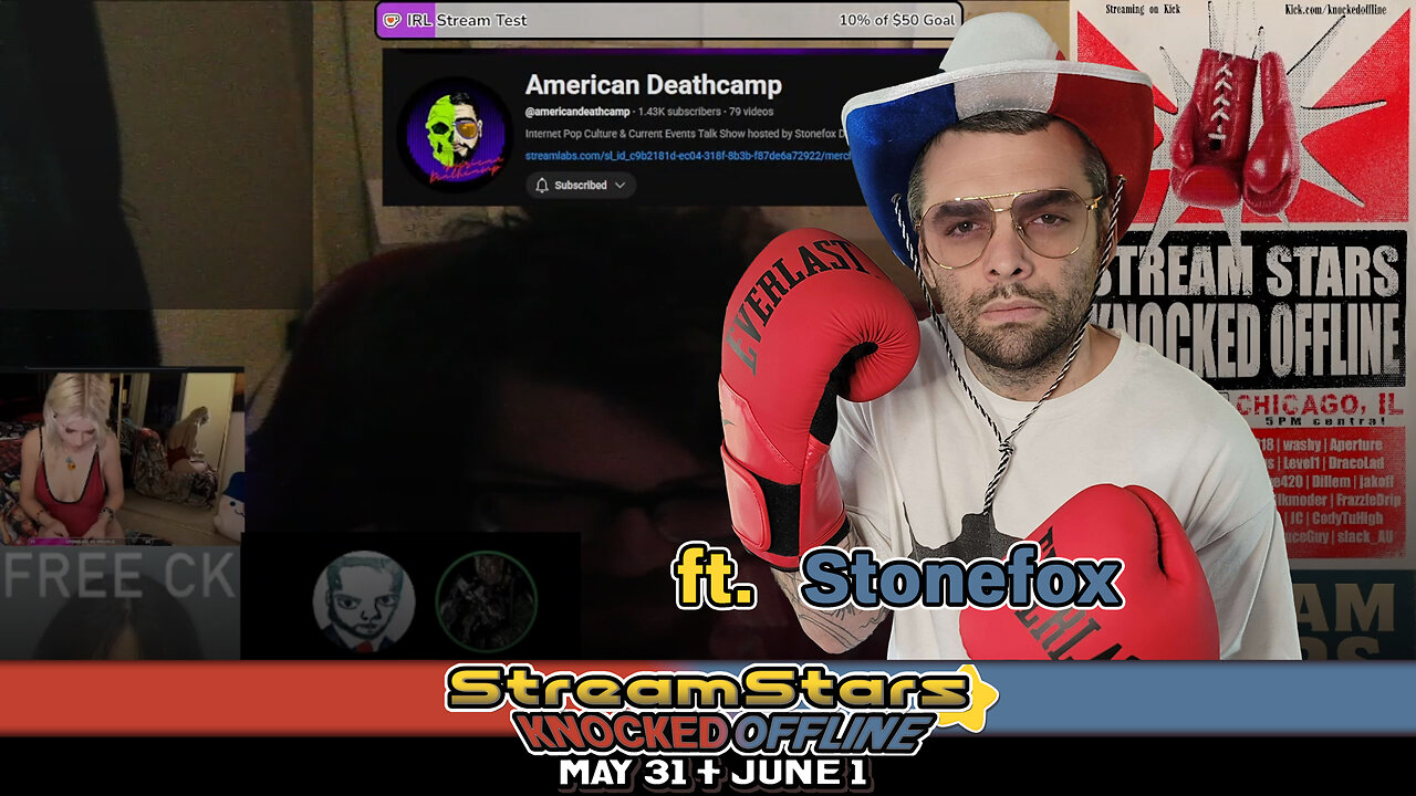 Stonefox pre-event interview/chat | Stream Stars: Knocked Offline