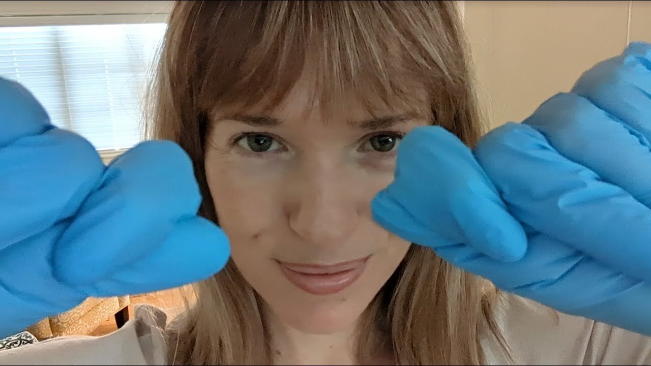 ASMR Aggressive Face Massage with Gloves