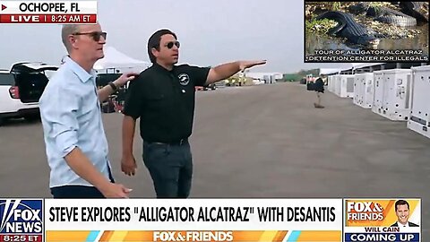 Desantis & Steve TOUR: Alligator Alcatraz Will be Ready to House Illegal Aliens TUESDAY (6.27.25 post)