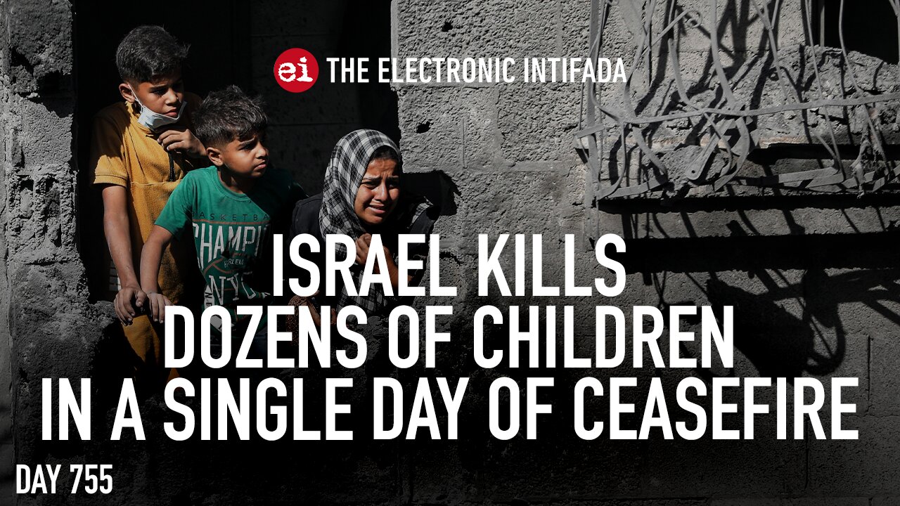 Israel kills dozens of children in a single day of ceasefire, with Nora Barrows-Friedman
