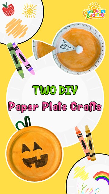 Two DIY Paper Plate Crafts 🍽️