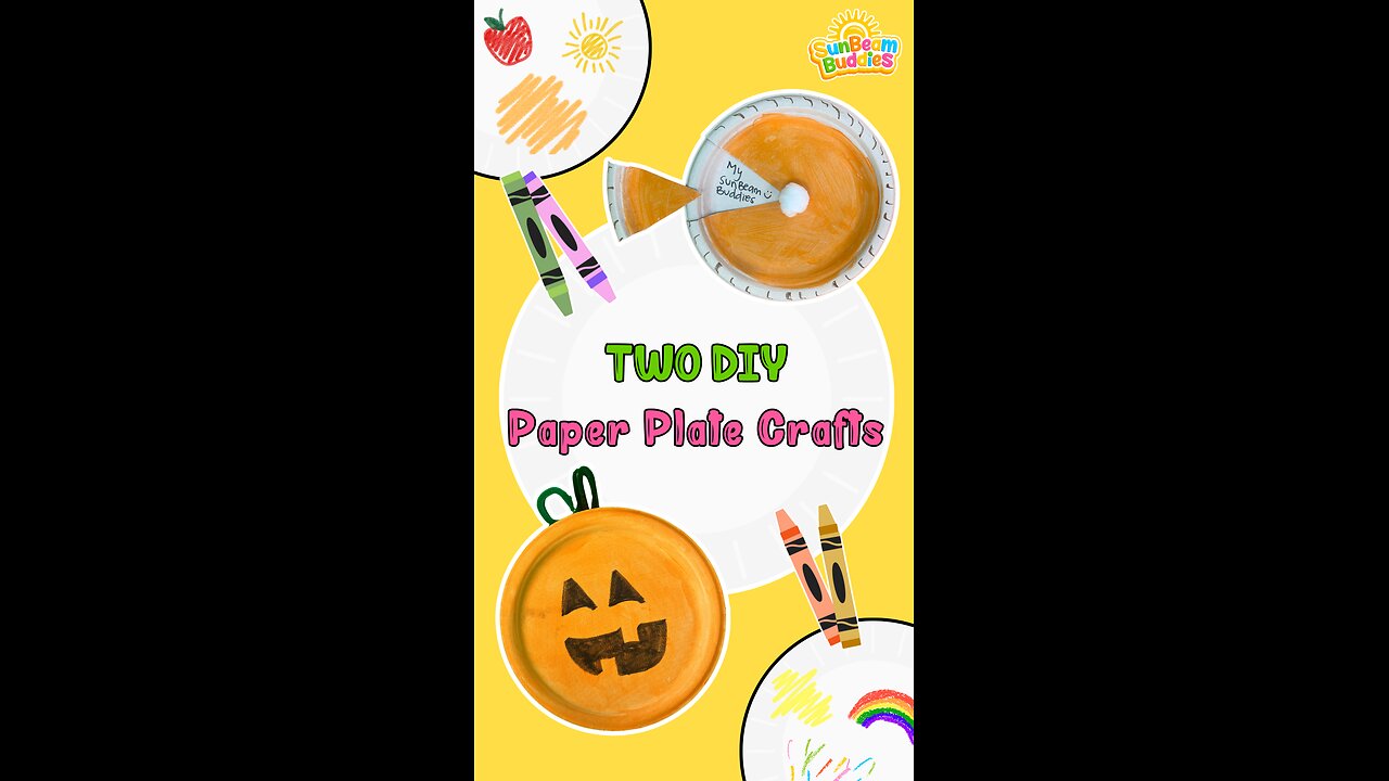 Two DIY Paper Plate Crafts 🍽️