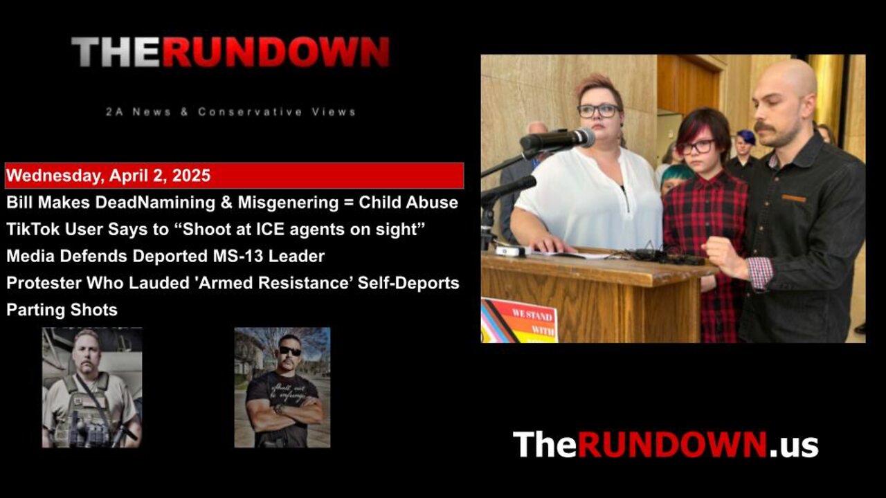 #889 - CO Bill Would Make Deadnaming & Misgendering Equal to Child Abuse