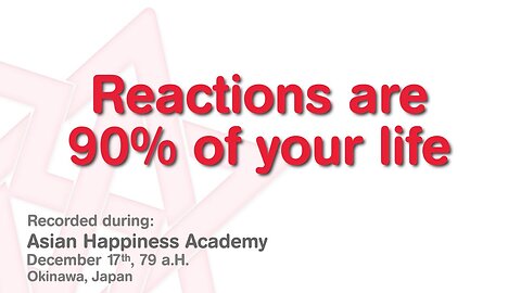 Maitreya Rael: Reactions are 90% of your life (79-12-17) - H.A.79 part 6 of 10