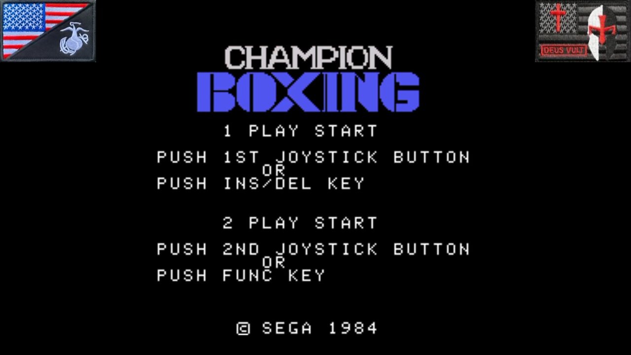 チャンピオン・ボクシング (SG-1000 - Attract Mode) [JP Version of "Champion Boxing"]
