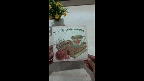 Simple decoupage art