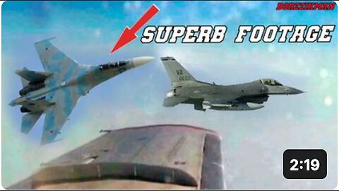 "Russian Su-27 Startles F-16 Pilot with Harsh Interception Over Baltic Sea"