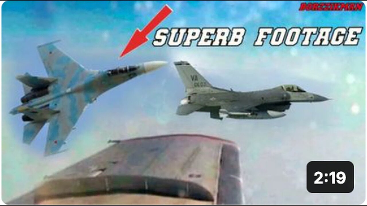 "Russian Su-27 Startles F-16 Pilot with Harsh Interception Over Baltic Sea"