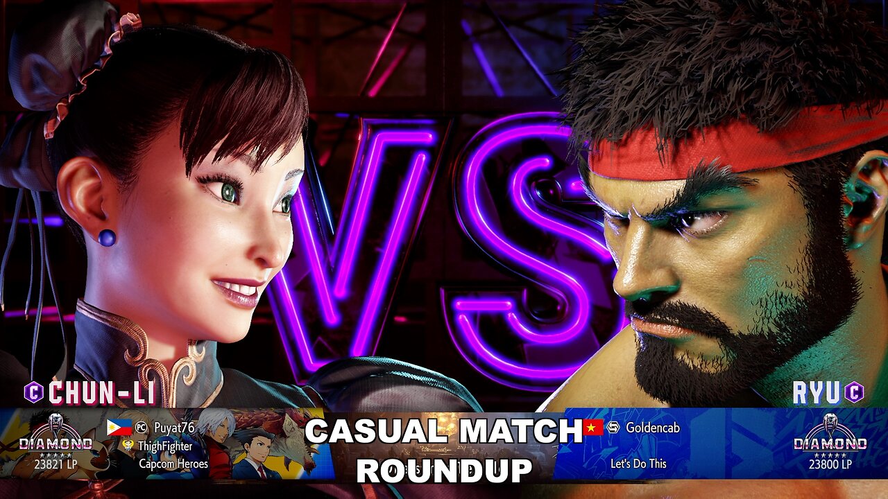 Kuya Kalbo SF6 Casual Match Roundup. Chun Li 4 star Diamond Rank [Hori Fight Stick]