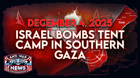Israel Bombs Tent Camp in Southern Gaza, Senators Reintroduce Venezuela War Powers, and More