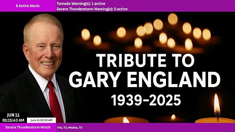 🕯️ BREAKING: Gary England — the legendary Oklahoma passed away