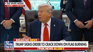 Trump Cracks Down On Flag Burning