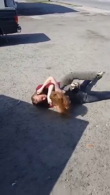 Hairpull fight part - 5