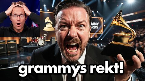 Ricky Gervais Goes NUCLEAR on The Grammys…