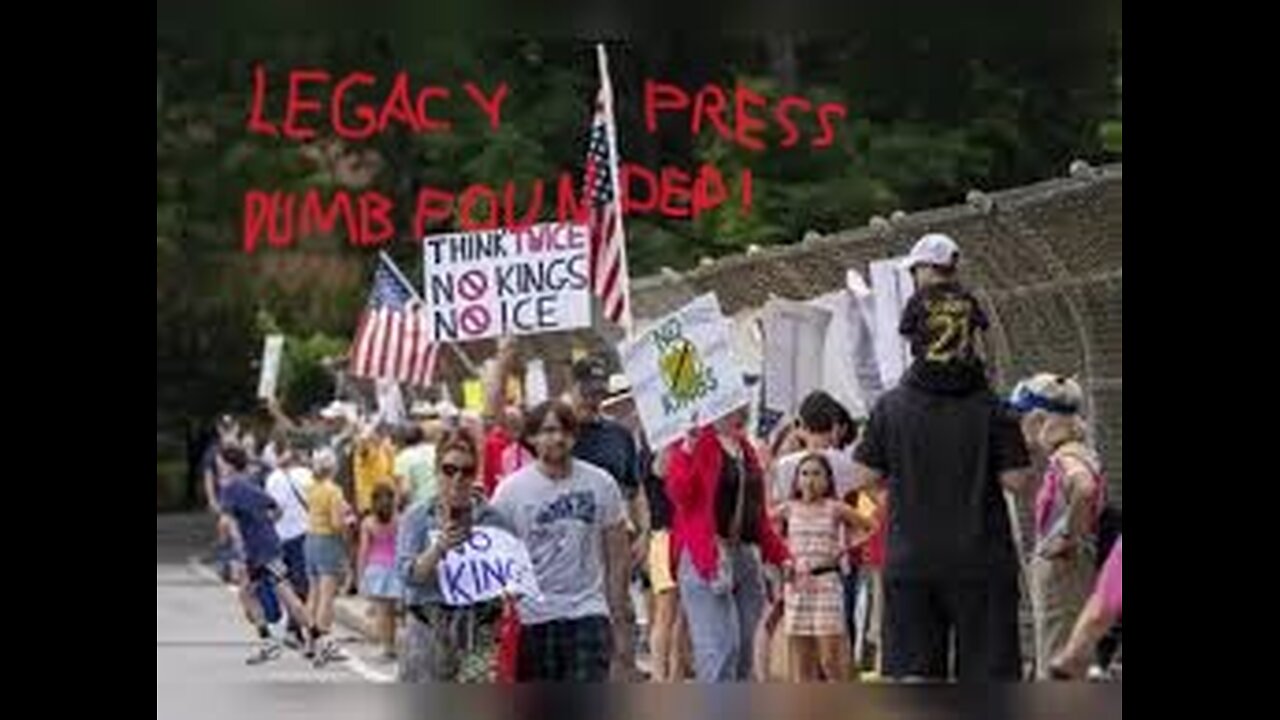 Legacy Media DUMBFOUNDED by No Kings Riots!