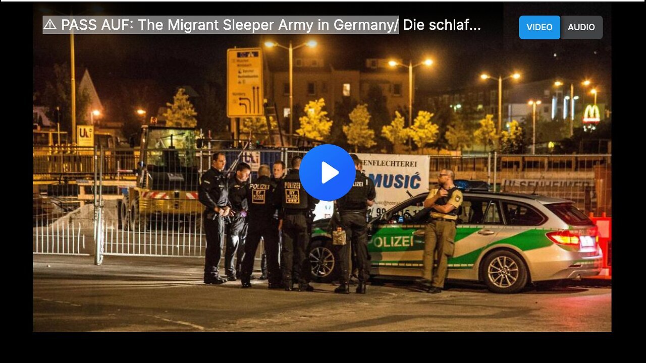"Caution: Germany's Migrant Sleeper Army"