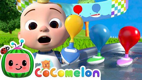 Toy Color Balloon Race | CoComelon Nursery Rhymes & Kids Songs