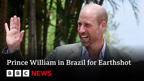 Prince William arrives in Rio de Janeiro for Earthshot Prize | BBC News