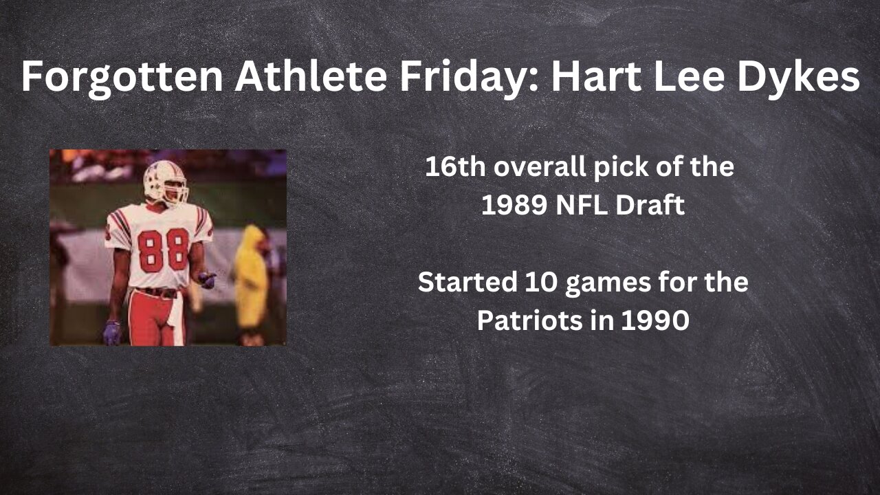 Forgotten Athlete Friday #167: Hart Lee Dykes