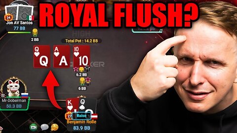 Representing a Royal Flush - Double Check Raise Bluff (and TWO HIGH ROLLER DEEPRUNS)